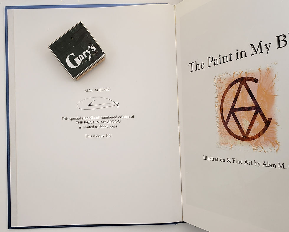 Thumbnail: THE PAINT IN MY BLOOD, Illustration and Fine Art by Alan M. Clark