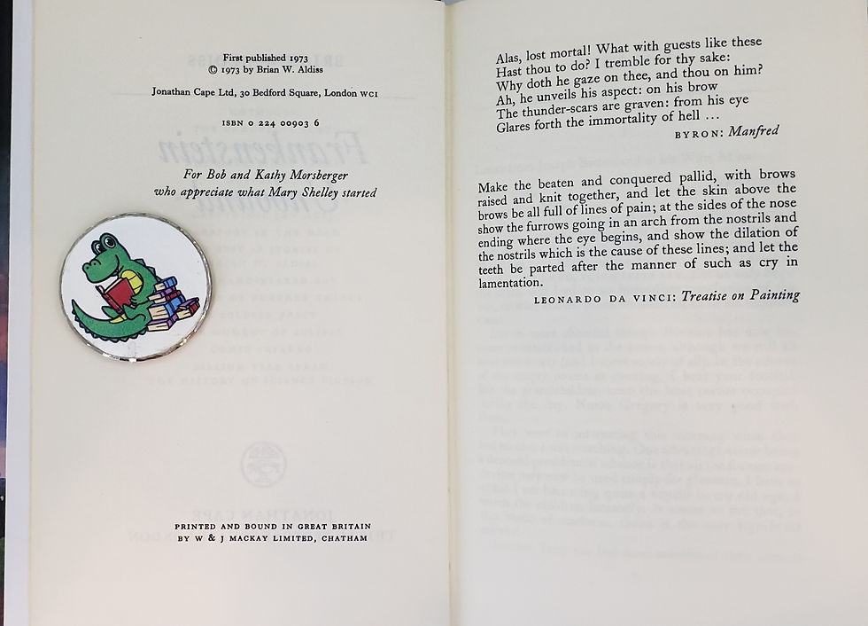 Thumbnail: FRANKENSTEIN UNBOUND by Brian W. Aldiss