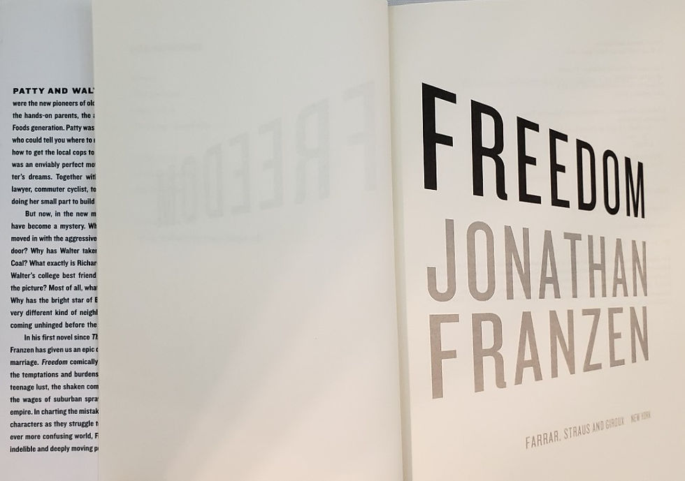 Thumbnail: FREEDOM, a novel by Jonathan Franzen