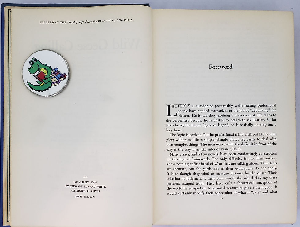 Thumbnail: WILD GEESE CALLING, a novel by Stewart Edward White