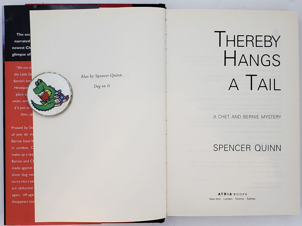 Thumbnail: THEREBY HANGS A TAIL, A Chet and Bernie Mystery by Spencer Quinn