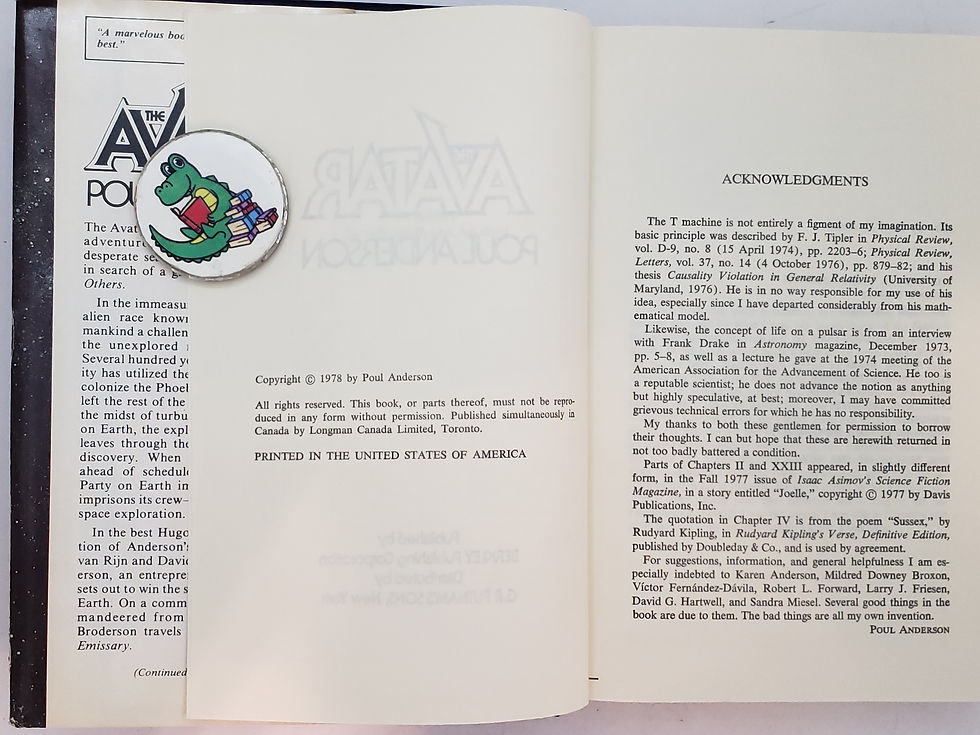 Thumbnail: The Avatar by Poul Anderson