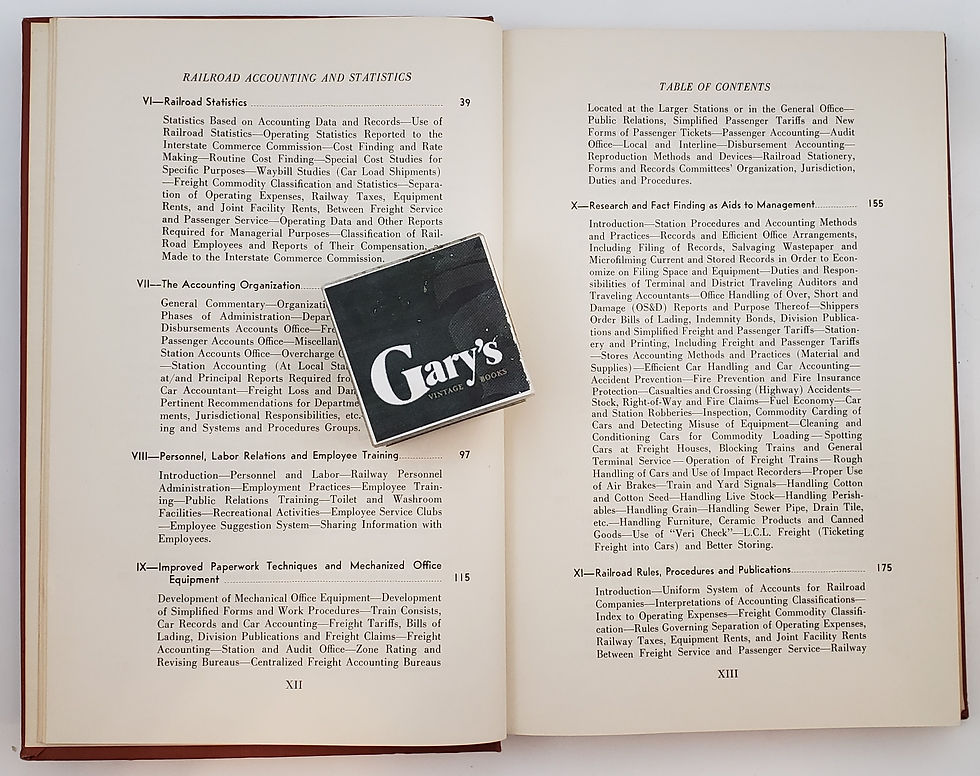 Thumbnail: RAILROAD ACCOUNTING and STATISTICS by Edward H. Bunnell