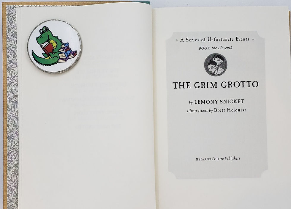 Thumbnail: A SERIES OF UNFORTUNATE EVENTS, The Grim Grotto by Lemony Snicket