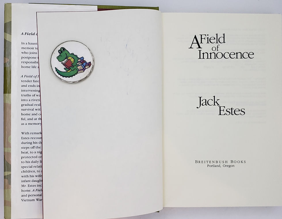Thumbnail: A Field of Innocence, A Memoir of Love and the Vietnam War by Jack Estes