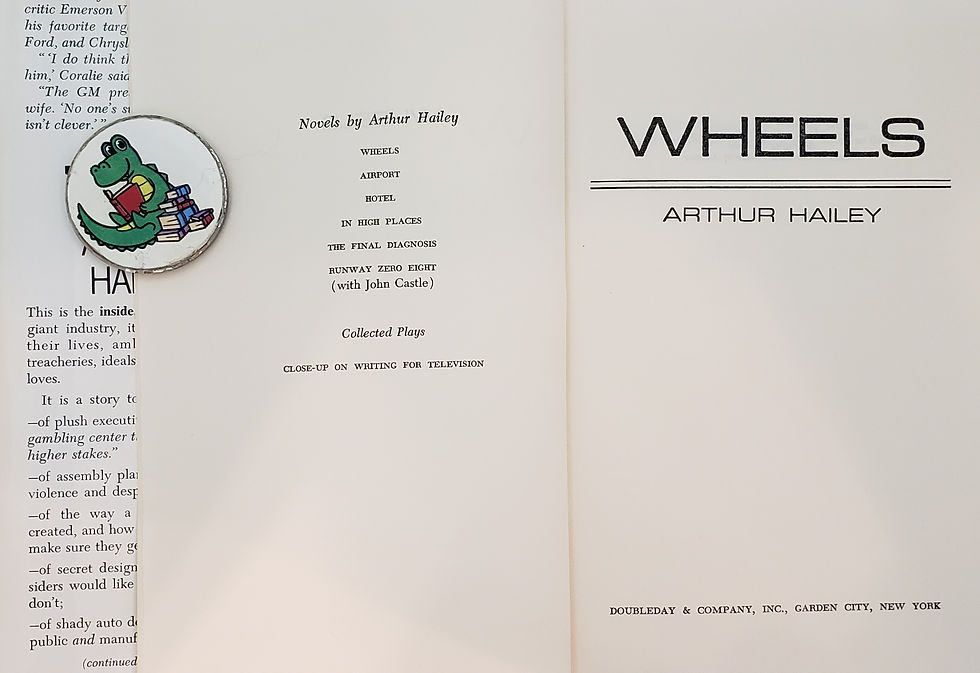 Thumbnail: Wheels, a novel by Arthur Hailey