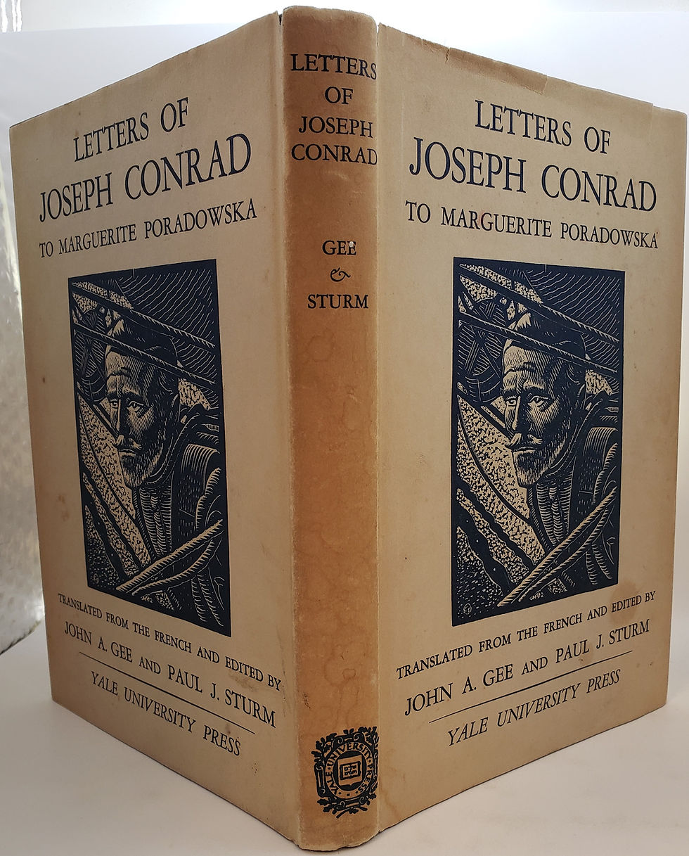 Thumbnail: LETTERS OF JOSEPH CONRAD TO MARGUERITE PORADOWSKA