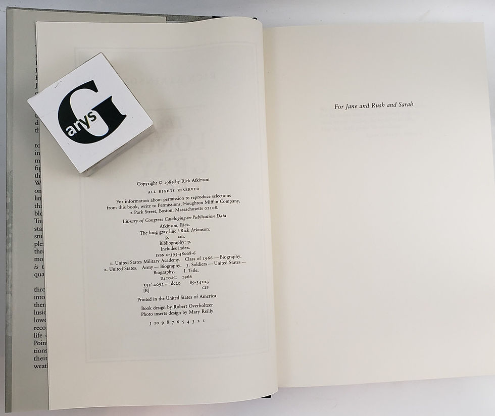 Thumbnail: THE LONG GRAY LINE, The ... West Point's Class of 1966  by Rick Atkinson