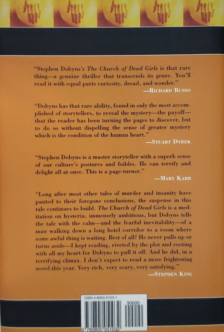 Thumbnail: THE CHURCH OF DEAD GIRLS, a novel by Stephen Dobyns