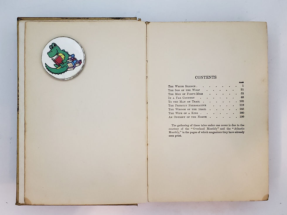 Thumbnail: The Son of the Wolf, Tales of the Far North by Jack London