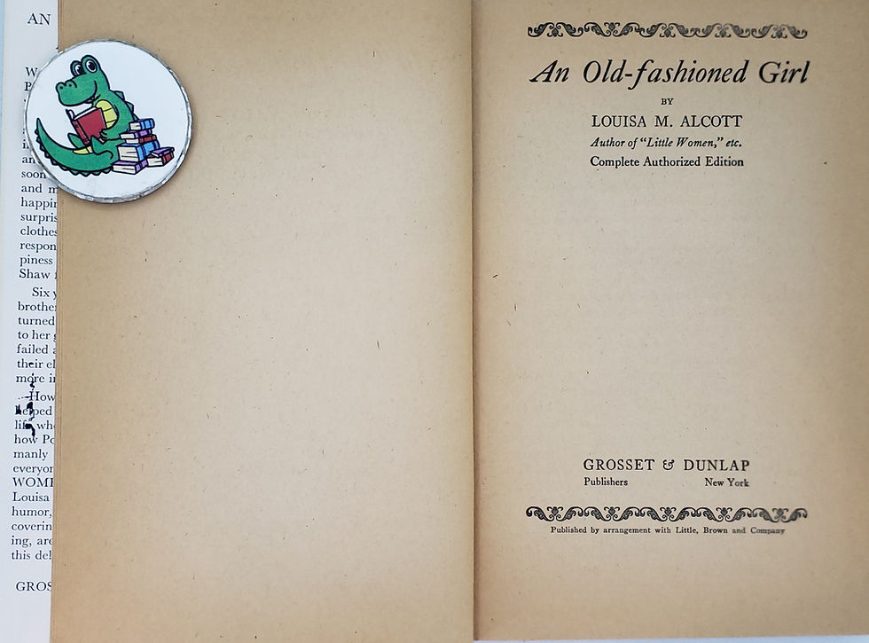 Thumbnail: An Old-fashioned Girl by Louisa M. Alcott