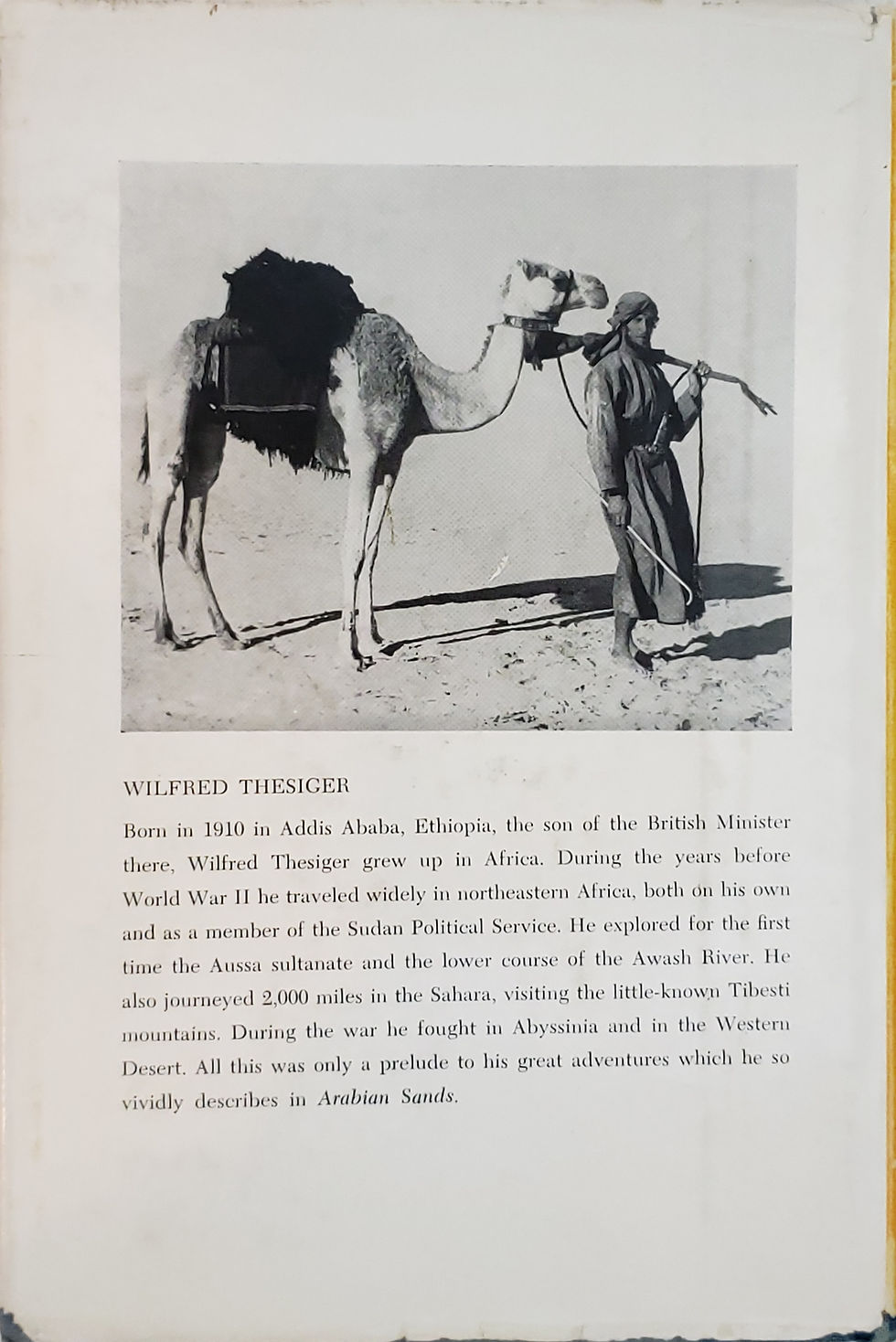 Thumbnail: Arabian Sands by Wilfred Thesiger