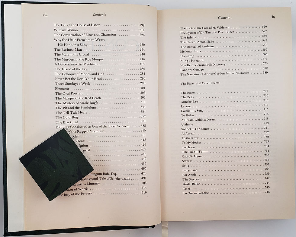 Thumbnail: WORKS OF EDGAR ALLAN POE - 67 Tales; 1 Complete Novel and 31 Poems