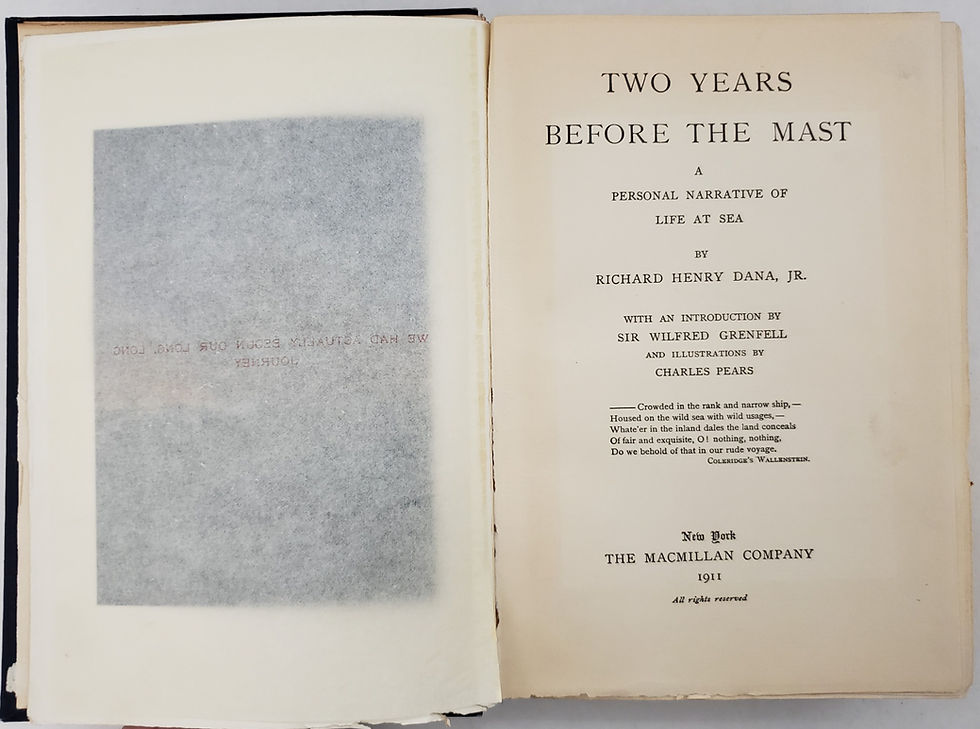 Thumbnail: TWO YEARS BEFORE THE MAST by Richard H. Dana Jr.