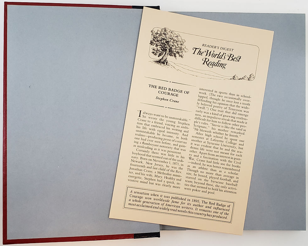Thumbnail: THE RED BADGE OF COURAGE by Stephen Crane