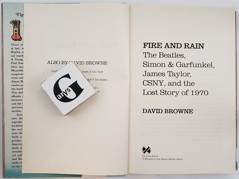 Thumbnail: FIRE AND RAIN: The Beatles, Simon and Garfunkel, James Taylor, CSNY, and ...