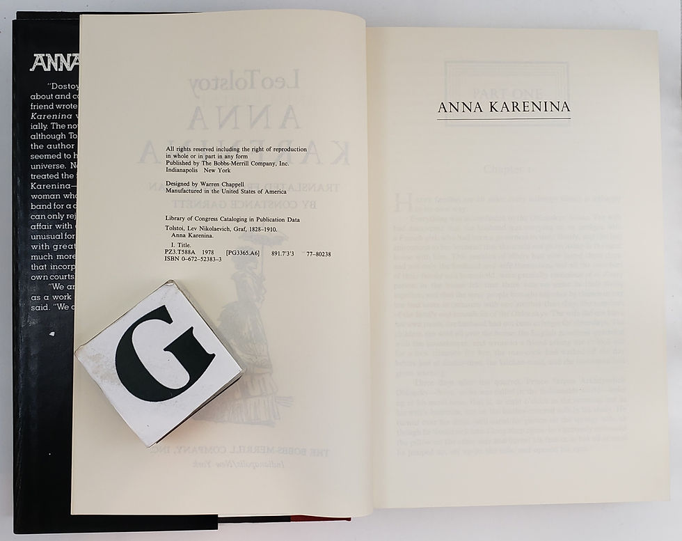 Thumbnail: ANNA KARENINA by Leo Tolstoy