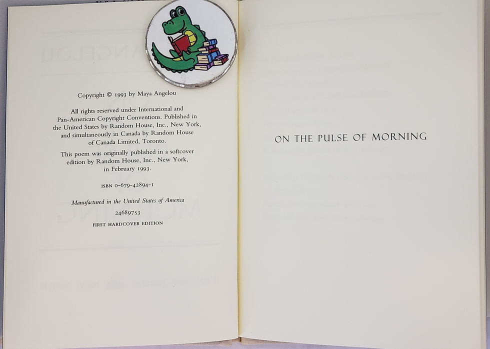 Thumbnail: On The Pulse Of Morning, The Inaugural Poem by Maya Angelou