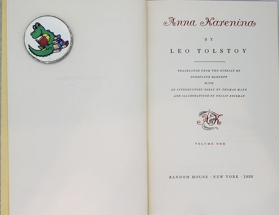 Thumbnail: ANNA KARENINA by Leo Tolstoy (Random House)