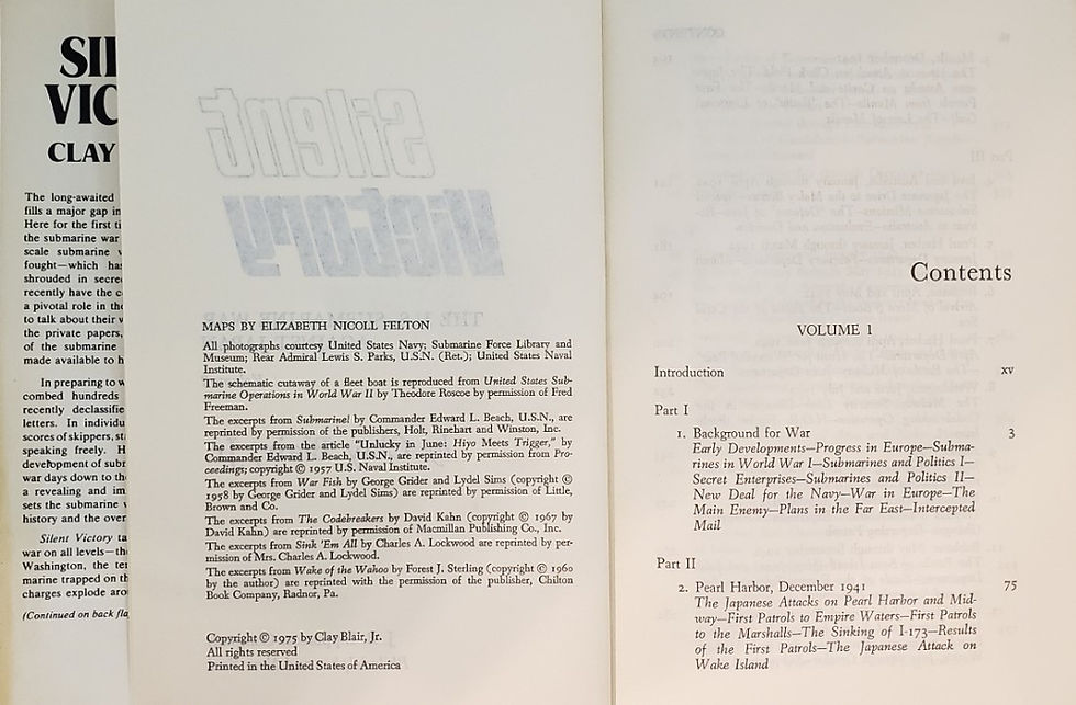Thumbnail: SILENT VICTORY, The U.S. Submarine War Against Japan, Volumes 1 & 2
