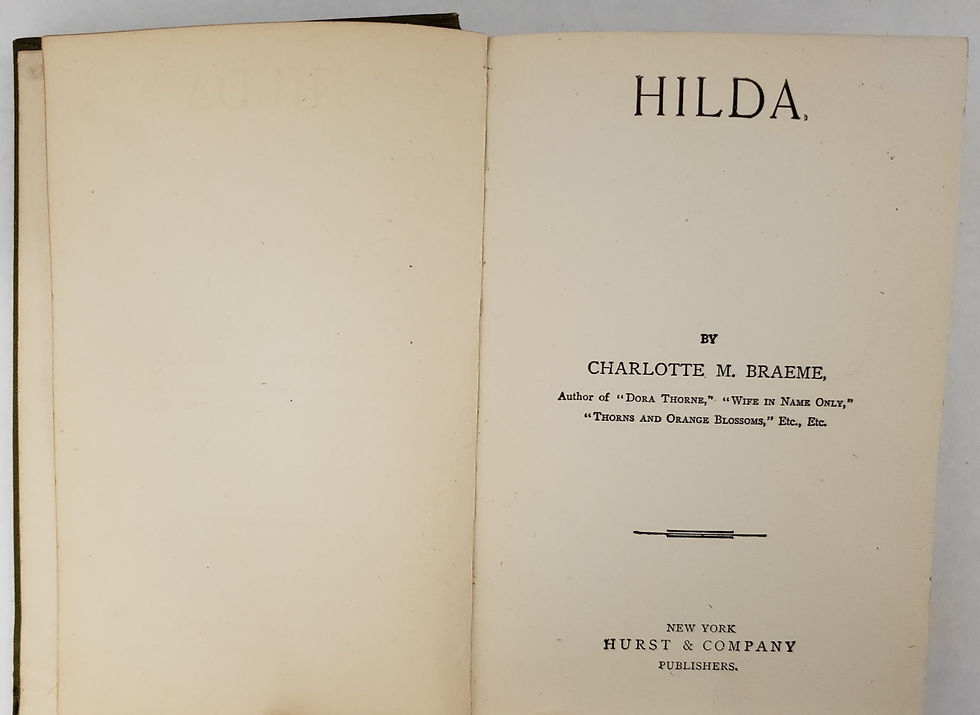 Thumbnail: HILDA by Charlotte M. Braeme