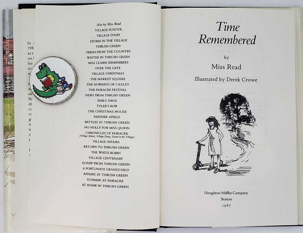 Thumbnail: TIME REMEMBERED by Miss Read
