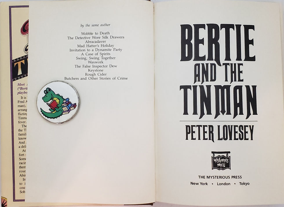 Thumbnail: Bertie And The Tinman, A Victorian Mystery Novel by Peter Lovesey