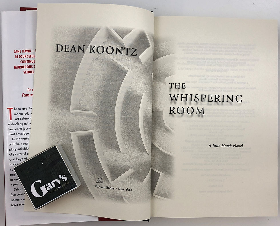 Thumbnail: The Whispering Room, a Jane Hawk novel by Dean Koontz