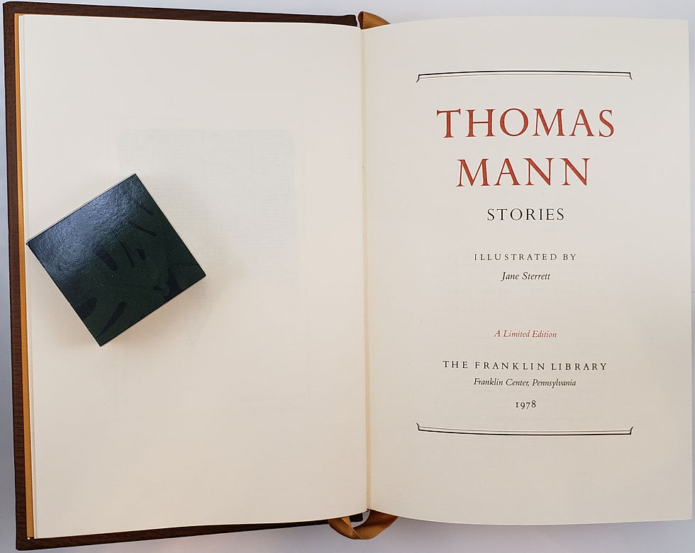 Thumbnail: THOMAS MANN STORIES, A Limited Edition