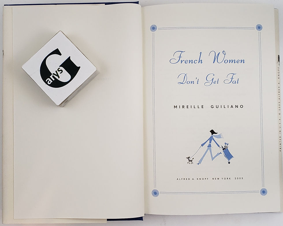Thumbnail: FRENCH WOMEN DON'T GET FAT, The Secret of Eating for Pleasure - MireilleGuiliano