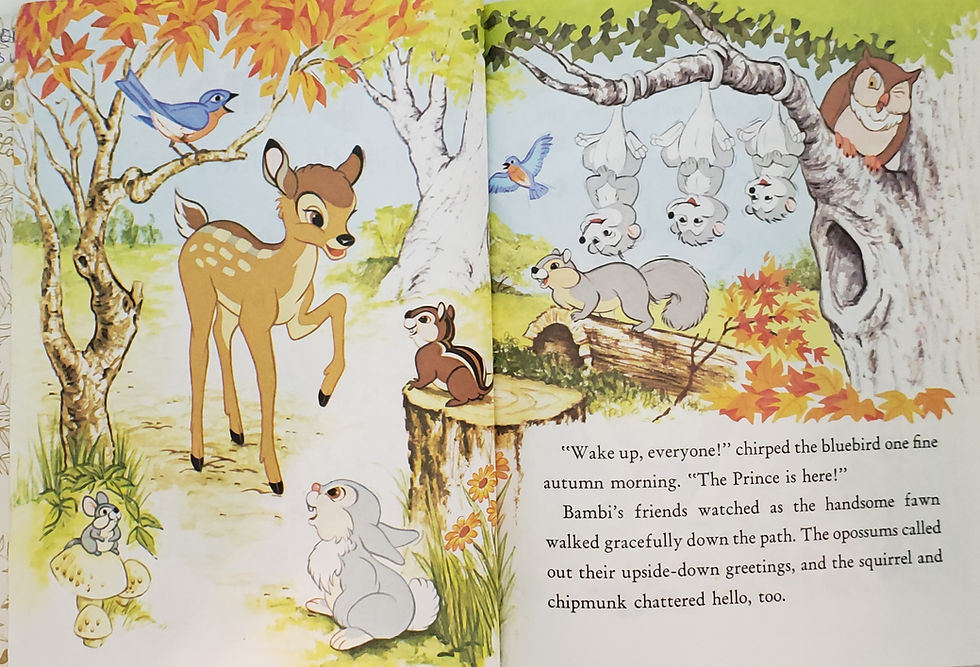 Thumbnail: WALT DISNEY'S BAMBI, FRIENDS OF THE FOREST: A Little Golden Book