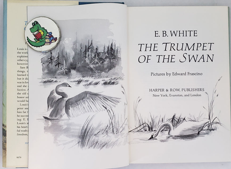 Thumbnail: THE TRUMPET OF THE SWAN (pictures by Edward Frascino) by E.B. White