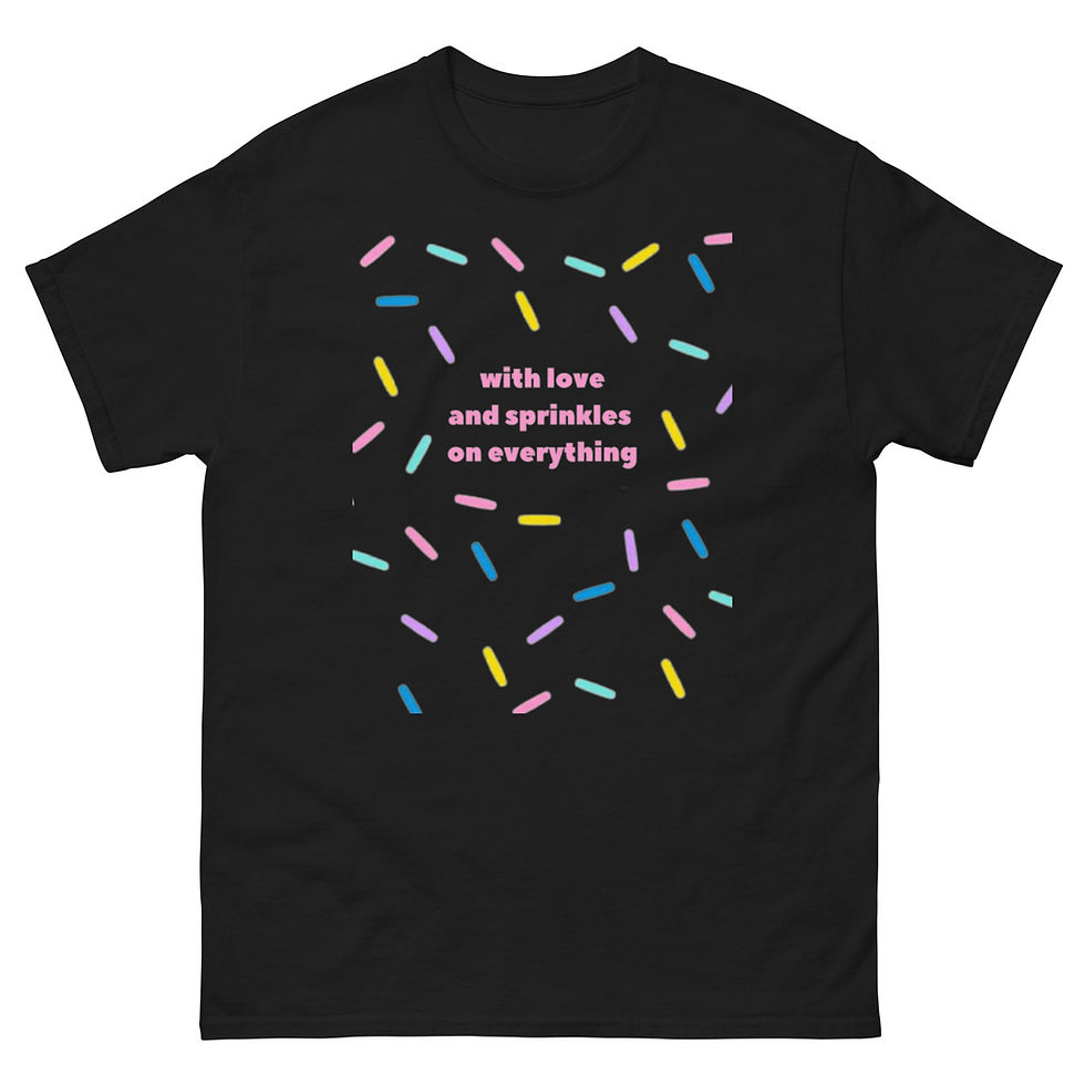 Thumbnail: with love and sprinkles t-shirt