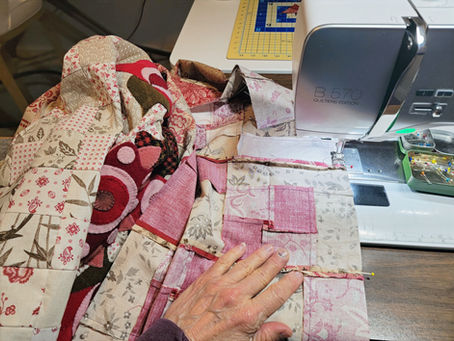 New Quilt in The Making - French General Still Life