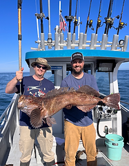 Lingcod catch in Garibaldi Oregon