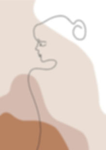 outline of a women