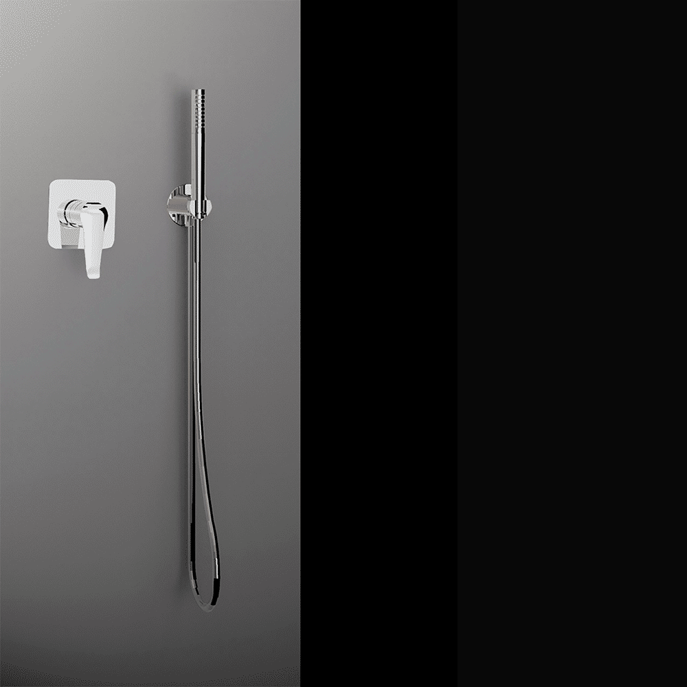 Ramon Soler Ypsilon Plus Conjunto de Chuveiro Monocomando Embutido Cromo