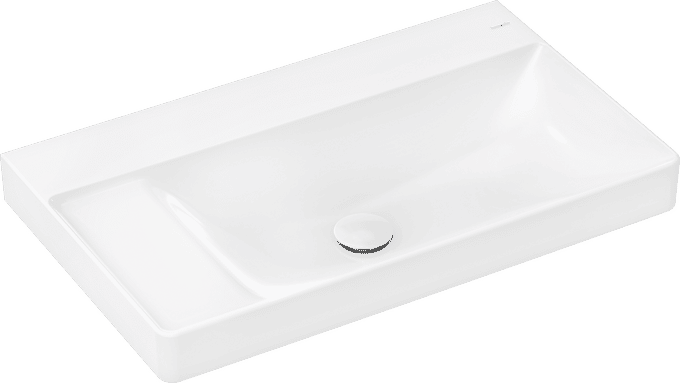 Miniatura: Hansgrohe Xelu Q Lavatório Com Prateleira Esquerda 80cm SmartClean Branco
