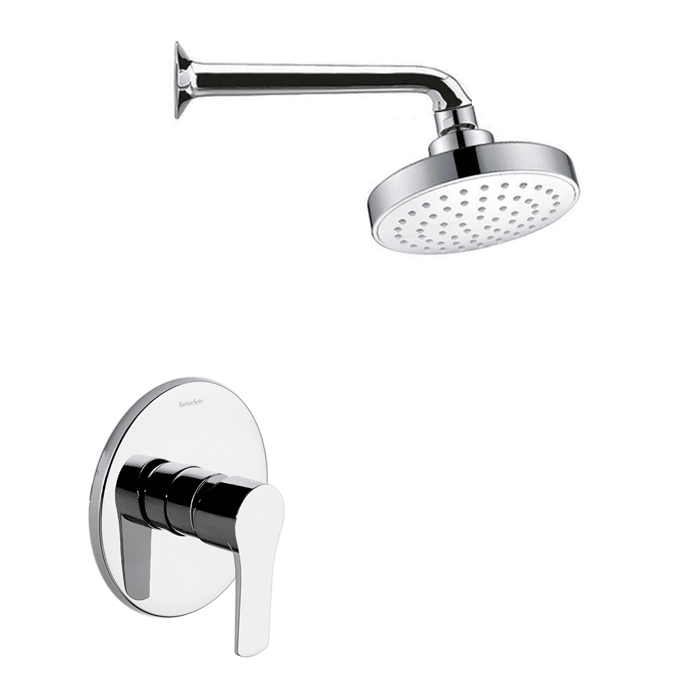 Ramon Soler Titanium Conjunto Monocomando Embutido 1 Via Cromo