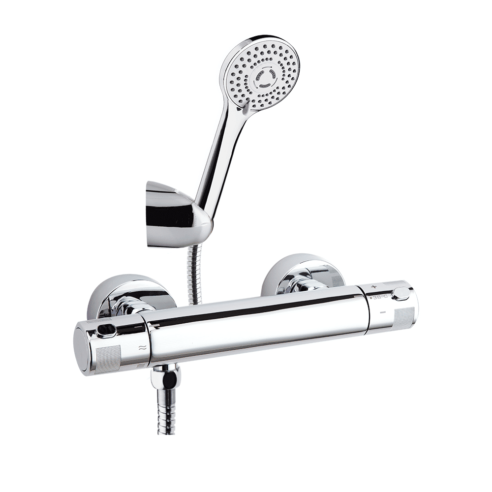 Ramon Soler Termotech Misturadora Termostática Banho e Duche Kit Cromado