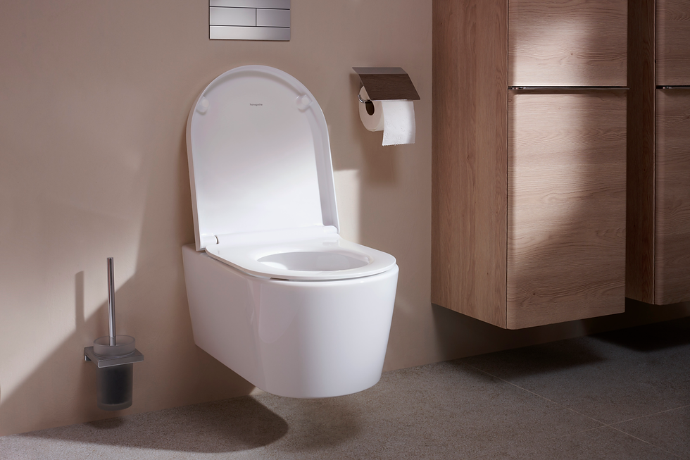 Miniatura: Hansgrohe EluPura S Vaso Sanitário Suspenso 540mm AquaHelix Flush HygieneEffect