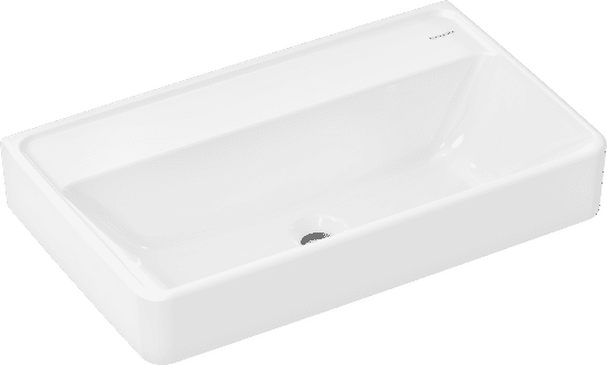 Miniatura: hansgrohe Xanuia Q Cuba Compacta 550x370mm com Furo e Transbordo Branca