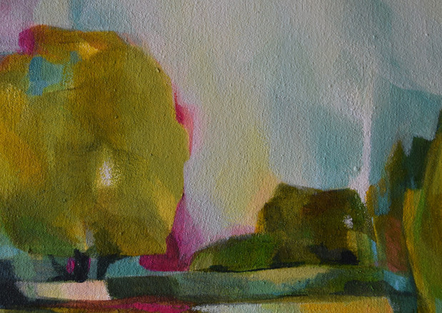 landscape painting original art contemporary art acrylic
