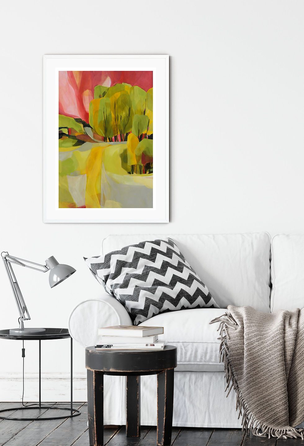 Thumbnail: Framed A2 Limited Edition Yellow Road Print