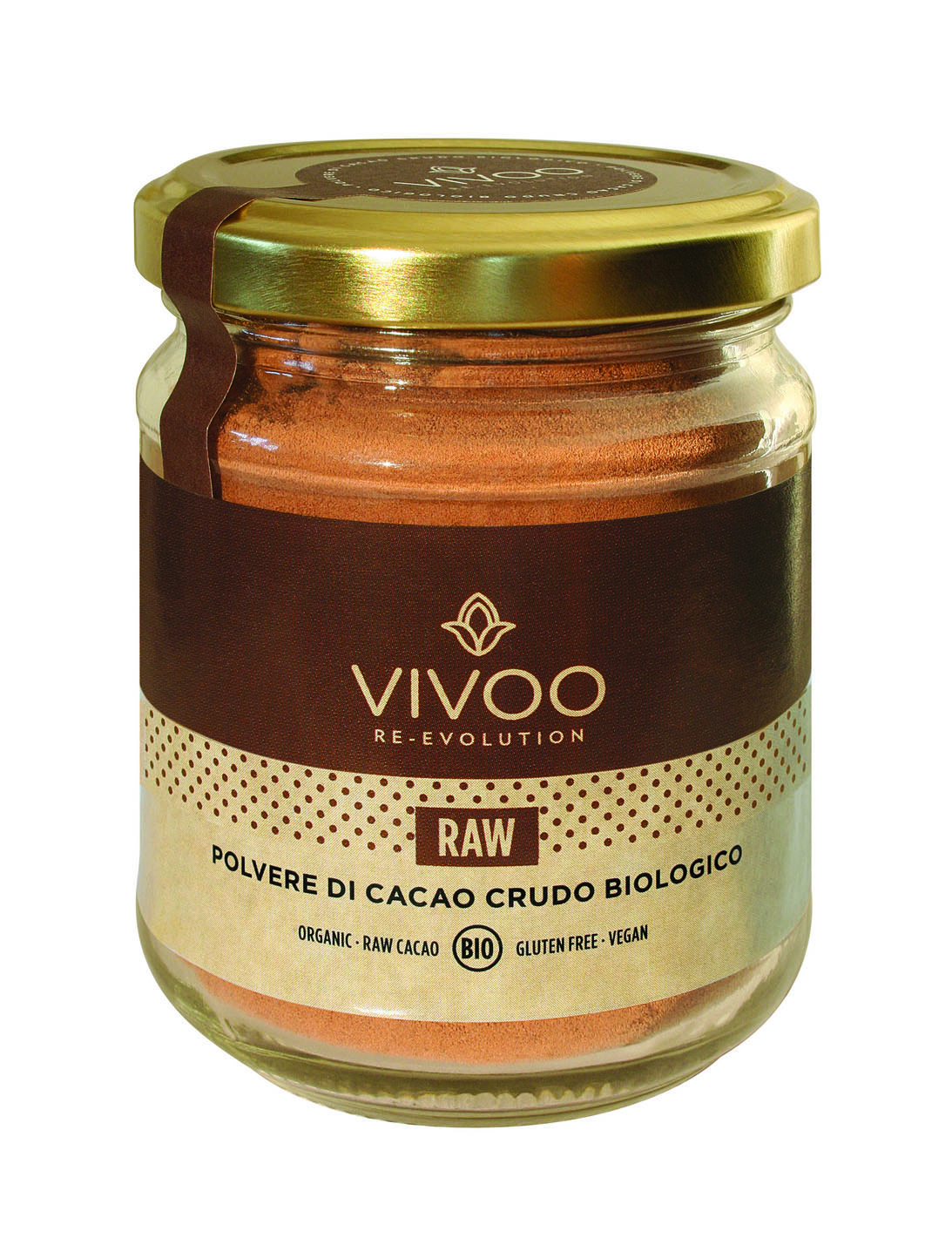 Organic raw cacao powder