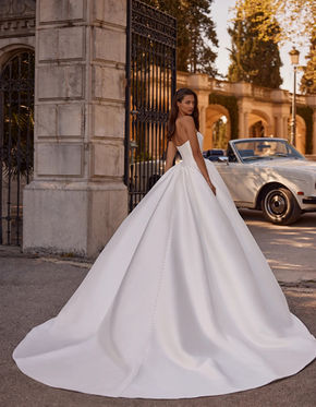 Alberto Palatchi Melia Brautkleid 02 Back bei Marie Bernal