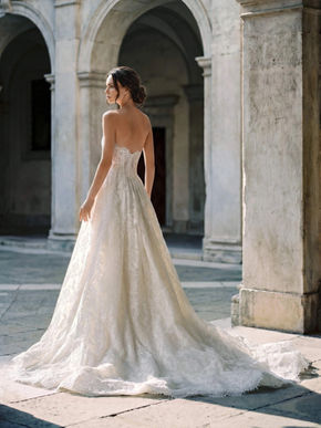 Pronovias Privée Uxelor Brautkleid 02 Back bei Marie Bernal