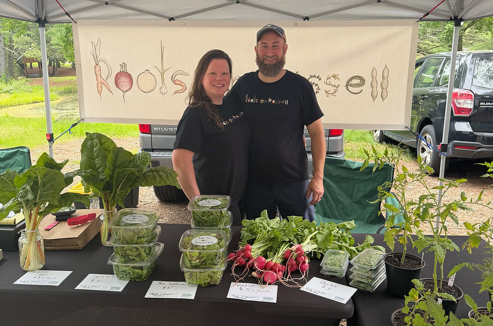 Kathryn and Tim of Roots on Russell