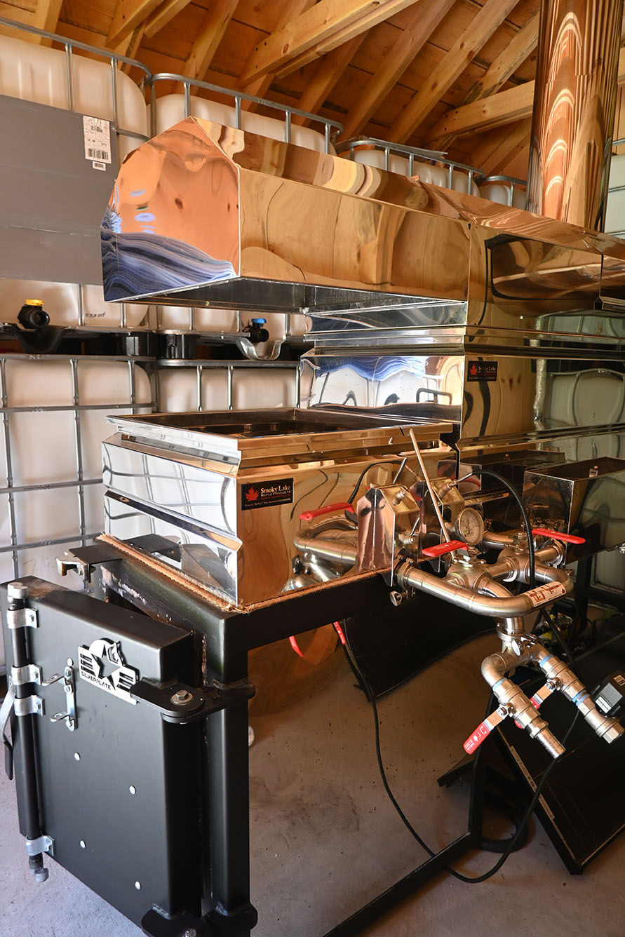 Forest Mill Farm's Maple Syrup Evaporator