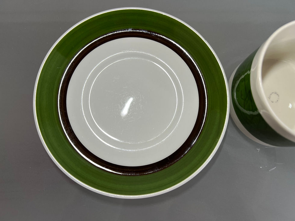 縮圖：Gefle Bimbo (Green) Coffee Cup and Eva Saucer